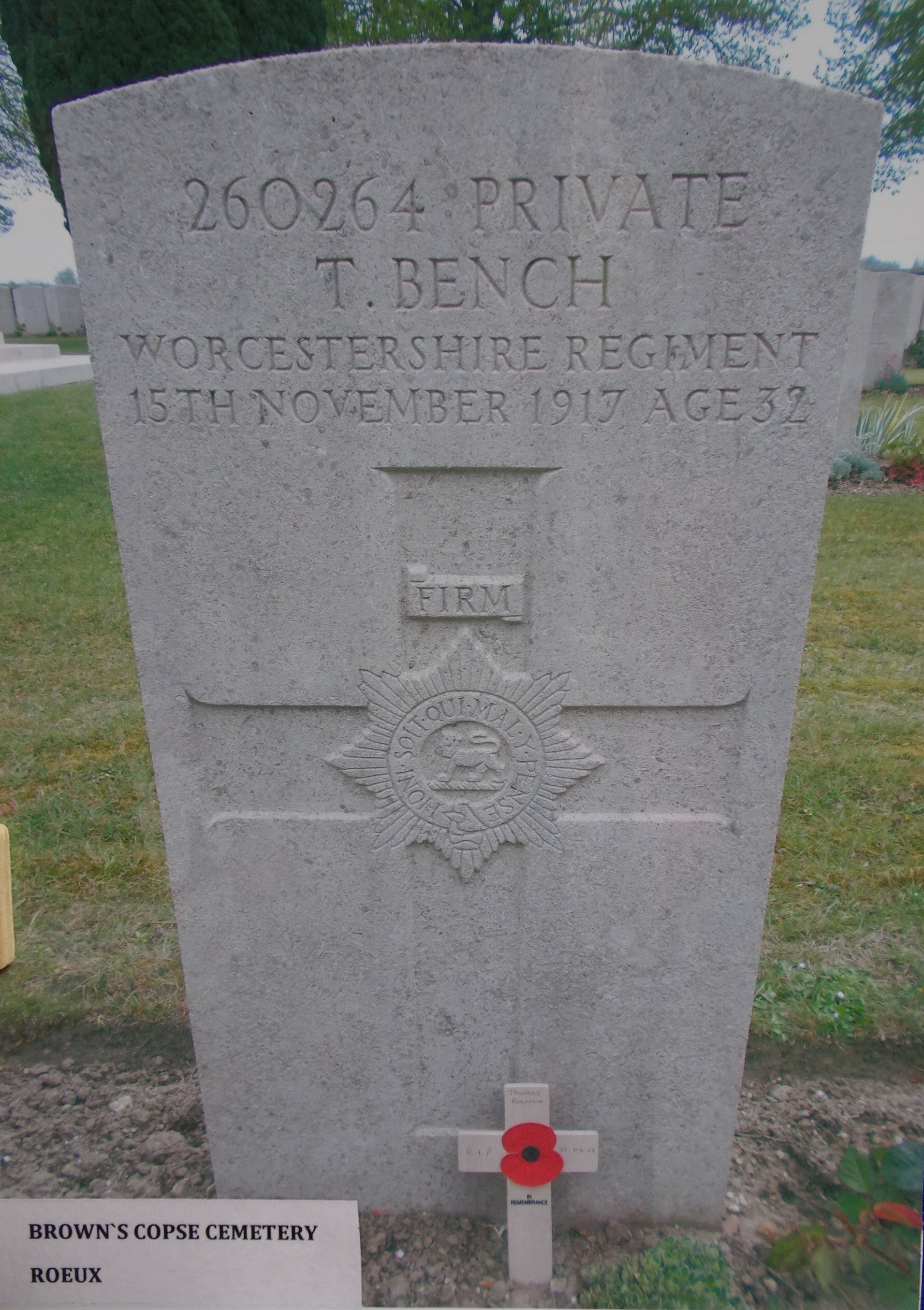 T Bench memorial